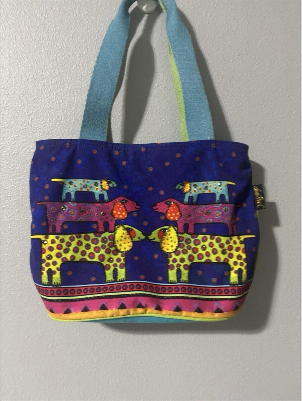 Laurel Burch Dog Tote Purse Bag
